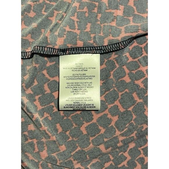 BCBGMaxazria Wrap Dress Women’s Size XS Red Blue V-neck Pleated Knee Length - Picture 4 of 9